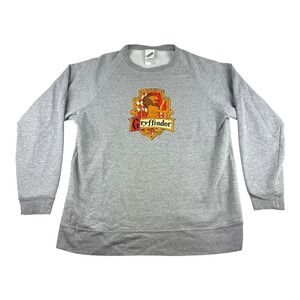 Vtg Harry Potter Gryffindor Hogwarts Warner Bros Movie Promo Sweatshirt Large